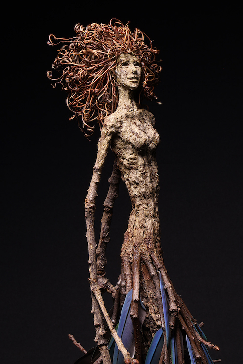 Stepping Into Destiny 20x9x7 $2000 at Hunter Wolff Gallery